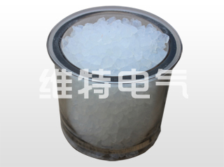 無(wú)色的硅膠干燥劑